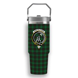 ScotsTee Shop Scottish Anstruther Crest Tartan Flip Straw Tumbler 20oz 30oz