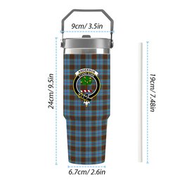 ScotsTee Shop Scottish Anderson SC Crest Tartan Flip Straw Tumbler 20oz 30oz