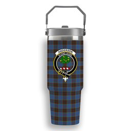ScotsTee Shop Scottish Anderson Coulson Bonner 2 Crest Tartan Flip Straw Tumbler 20oz 30oz