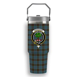 ScotsTee Shop Scottish Anderson Crest Tartan Flip Straw Tumbler 20oz 30oz
