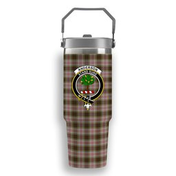 ScotsTee Shop Scottish Anderson Dress Crest Tartan Flip Straw Tumbler 20oz 30oz