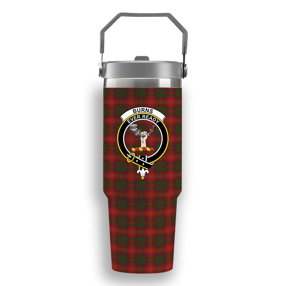 ScotsTee Shop Scottish Burns 1930 Crest Tartan Flip Straw Tumbler 20oz 30oz