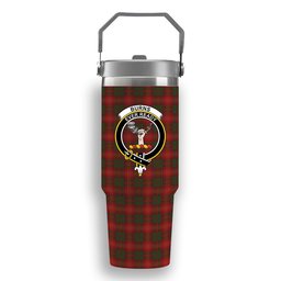 ScotsTee Shop Scottish Burns 1930 Crest Tartan Flip Straw Tumbler 20oz 30oz