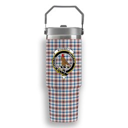 ScotsTee Shop Scottish Boswell Dress Ancient Crest Tartan Flip Straw Tumbler 20oz 30oz