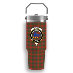 ScotsTee Shop Scottish Bruce County Ancient Crest Tartan Flip Straw Tumbler 20oz 30oz