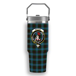 ScotsTee Shop Scottish Brodie Hunting Ancient Crest Tartan Flip Straw Tumbler 20oz 30oz