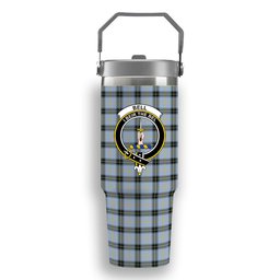 ScotsTee Shop Scottish Bell of the Borders Ancient Crest Tartan Flip Straw Tumbler 20oz 30oz