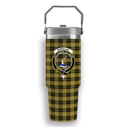 ScotsTee Shop Scottish Barclay Dress Crest Tartan Flip Straw Tumbler 20oz 30oz