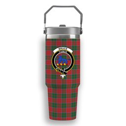 ScotsTee Shop Scottish Bruce New Ancient Crest Tartan Flip Straw Tumbler 20oz 30oz