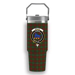 ScotsTee Shop Scottish Bruce Hunting Crest Tartan Flip Straw Tumbler 20oz 30oz