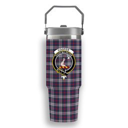 ScotsTee Shop Scottish Cooper Dress Dalgliesh 1 Crest Tartan Flip Straw Tumbler 20oz 30oz