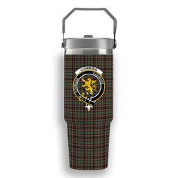 ScotsTee Shop Scottish Cumming Hunting Ancient Crest Tartan Flip Straw Tumbler 20oz 30oz