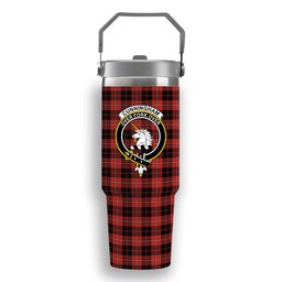 ScotsTee Shop Scottish Cunningham Ancient Crest Tartan Flip Straw Tumbler 20oz 30oz