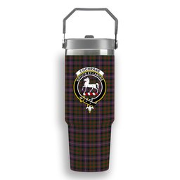 ScotsTee Shop Scottish Cochrane 1974 Crest Tartan Flip Straw Tumbler 20oz 30oz