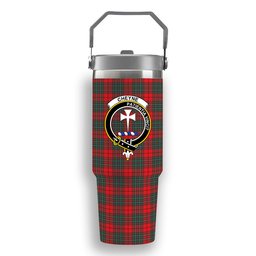 ScotsTee Shop Scottish Cheyne Crest Tartan Flip Straw Tumbler 20oz 30oz