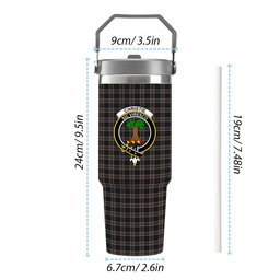 ScotsTee Shop Scottish Christie (London) Hunting Crest Tartan Flip Straw Tumbler 20oz 30oz