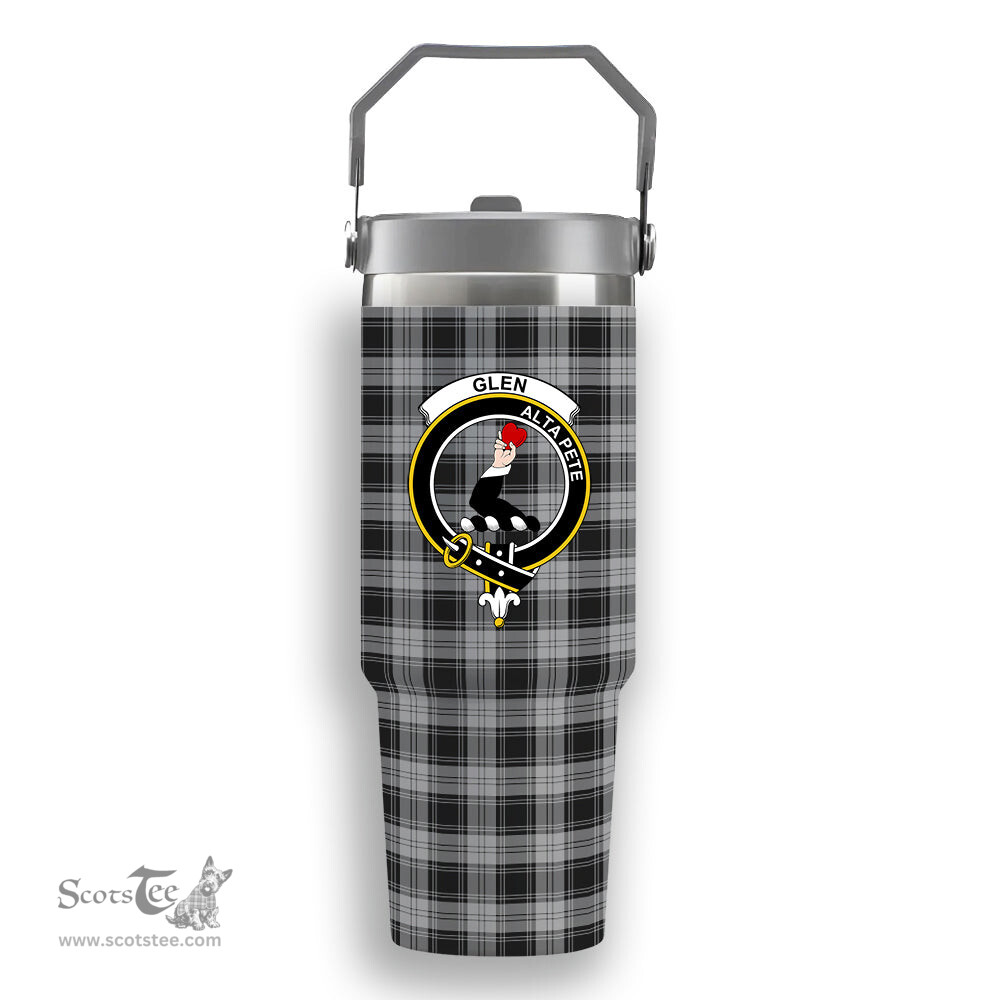 ScotsTee Shop Scottish Glen Crest Tartan Flip Straw Tumbler 20oz 30oz