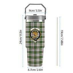 ScotsTee Shop Scottish Hay Dress Ancient Crest Tartan Flip Straw Tumbler 20oz 30oz