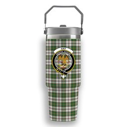 ScotsTee Shop Scottish Hay Dress Ancient Crest Tartan Flip Straw Tumbler 20oz 30oz