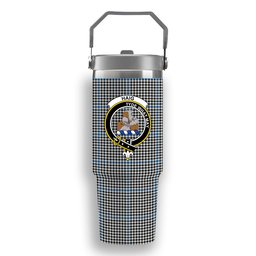 ScotsTee Shop Scottish Haig Ancient Crest Tartan Flip Straw Tumbler 20oz 30oz