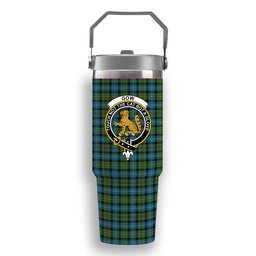 ScotsTee Shop Scottish Gow Hunting Ancient Crest Tartan Flip Straw Tumbler 20oz 30oz