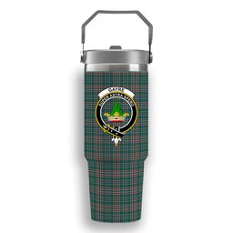 ScotsTee Shop Scottish Gayre Dress Modern Crest Tartan Flip Straw Tumbler 20oz 30oz