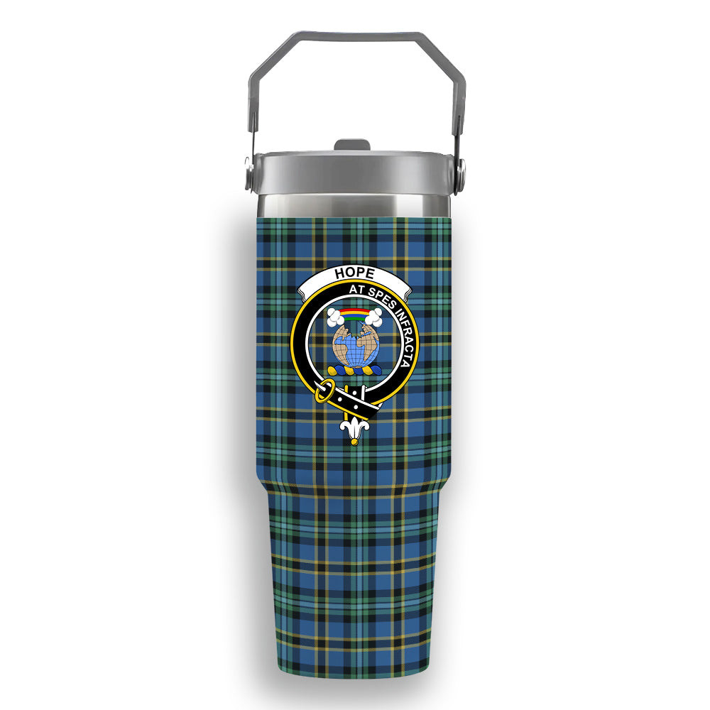 ScotsTee Shop Scottish Hope Ancient Crest Tartan Flip Straw Tumbler 20oz 30oz