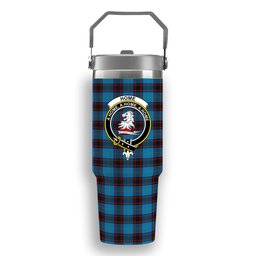 ScotsTee Shop Scottish Home Ancient Crest Tartan Flip Straw Tumbler 20oz 30oz