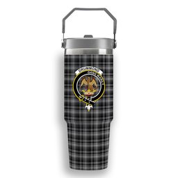 ScotsTee Shop Scottish Drummond Grey Clans Originaux Crest Tartan Flip Straw Tumbler 20oz 30oz