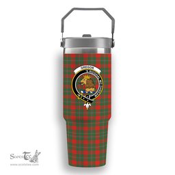 ScotsTee Shop Scottish Gregor Ancient Crest Tartan Flip Straw Tumbler 20oz 30oz