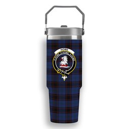 ScotsTee Shop Scottish Home Crest Tartan Flip Straw Tumbler 20oz 30oz