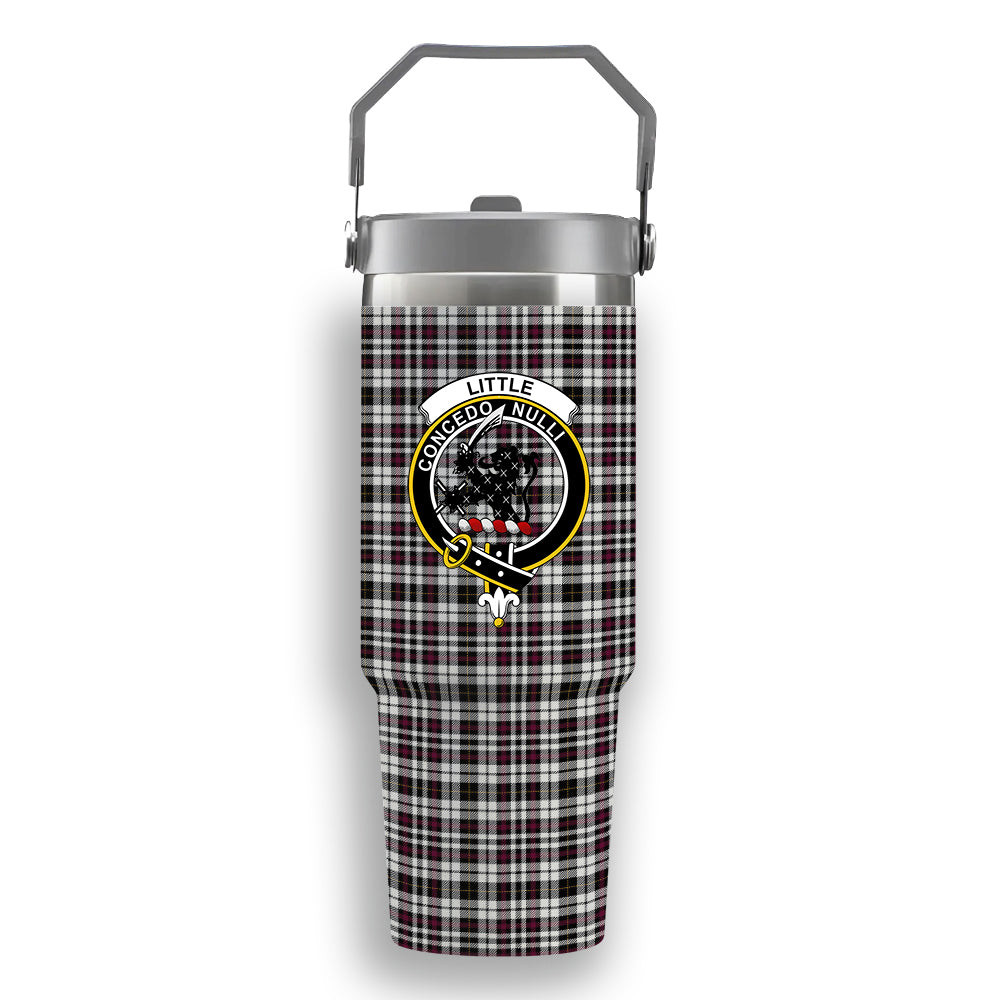 ScotsTee Shop Scottish Little Arisaid Modern Crest Tartan Flip Straw Tumbler 20oz 30oz