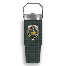 ScotsTee Shop Scottish Pasley Crest Tartan Flip Straw Tumbler 20oz 30oz