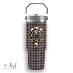 ScotsTee Shop Scottish MacInnes Ancient Hunting Crest Tartan Flip Straw Tumbler 20oz 30oz