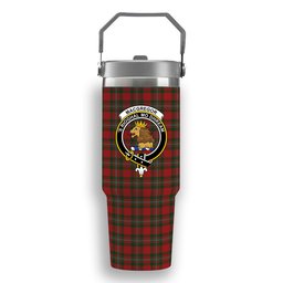 ScotsTee Shop Scottish MacGregor Crest Tartan Flip Straw Tumbler 20oz 30oz