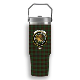 ScotsTee Shop Scottish McPhee Hunting Crest Tartan Flip Straw Tumbler 20oz 30oz