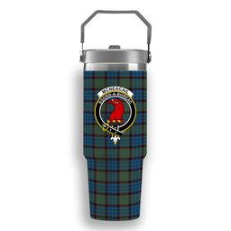 ScotsTee Shop Scottish McNeacail Hunting Crest Tartan Flip Straw Tumbler 20oz 30oz