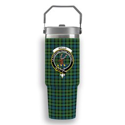 ScotsTee Shop Scottish Rollo Ancient Crest Tartan Flip Straw Tumbler 20oz 30oz