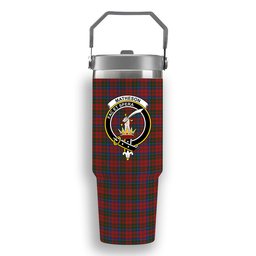 ScotsTee Shop Scottish Matheson 1831 Crest Tartan Flip Straw Tumbler 20oz 30oz