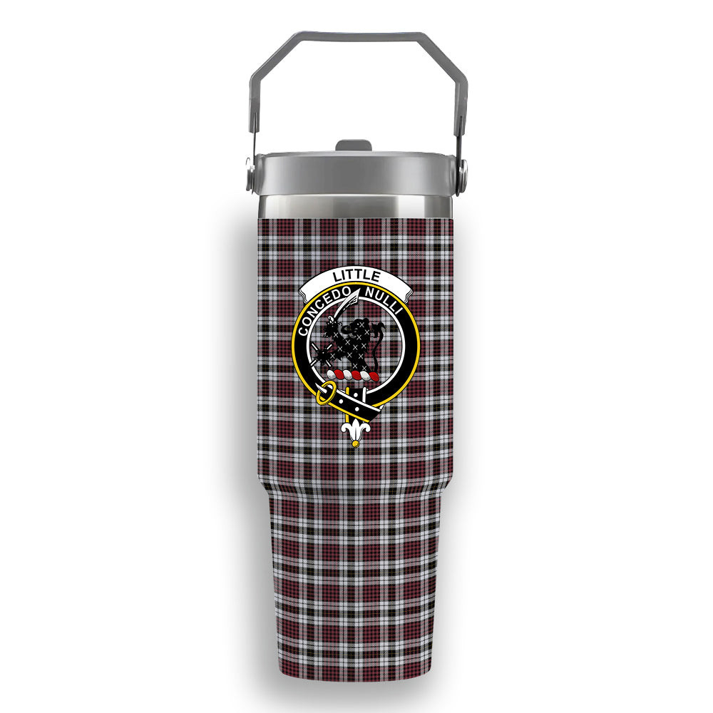 ScotsTee Shop Scottish Little Dress Ancient Crest Tartan Flip Straw Tumbler 20oz 30oz