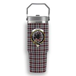 ScotsTee Shop Scottish Little Dress Ancient Crest Tartan Flip Straw Tumbler 20oz 30oz