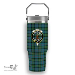 ScotsTee Shop Scottish MacPhail Hunting Ancient Crest Tartan Flip Straw Tumbler 20oz 30oz