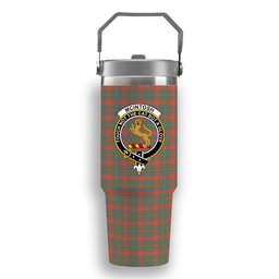ScotsTee Shop Scottish McIntosh Ancient Crest Tartan Flip Straw Tumbler 20oz 30oz
