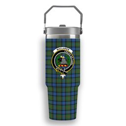 ScotsTee Shop Scottish MacLaren Ancient Crest Tartan Flip Straw Tumbler 20oz 30oz