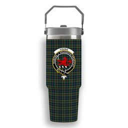 ScotsTee Shop Scottish Young Enterprise Scotland Crest Tartan Flip Straw Tumbler 20oz 30oz