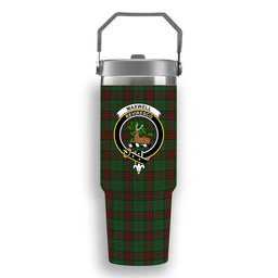 ScotsTee Shop Scottish Maxwell Hunting Crest Tartan Flip Straw Tumbler 20oz 30oz