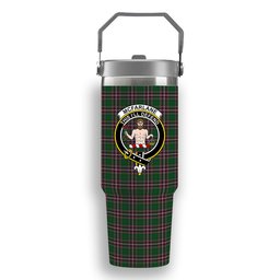 ScotsTee Shop Scottish McFarlane Hunting Crest Tartan Flip Straw Tumbler 20oz 30oz