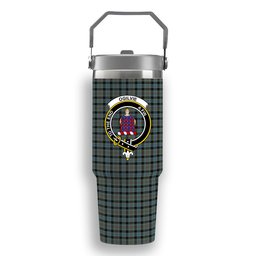 ScotsTee Shop Scottish Ogilvie of Inverarity – VS 1 Crest Tartan Flip Straw Tumbler 20oz 30oz