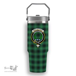ScotsTee Shop Scottish MacArthur Ancient Crest Tartan Flip Straw Tumbler 20oz 30oz