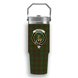 ScotsTee Shop Scottish Maxwell Hunting SC Crest Tartan Flip Straw Tumbler 20oz 30oz